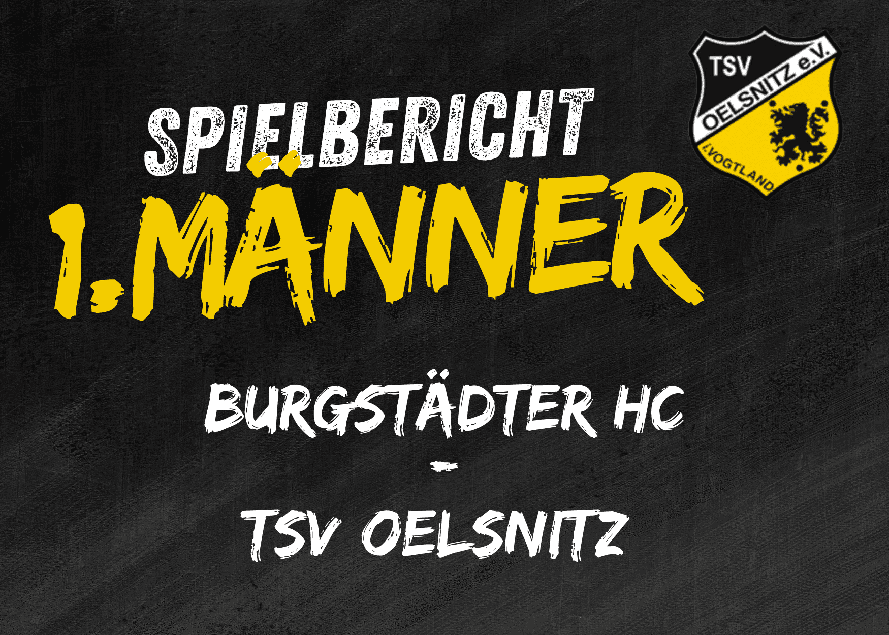 Regionsoberliga Chemnitz Männer: Burgstädter HC – TSV Oelsnitz   36:26 (17:11)