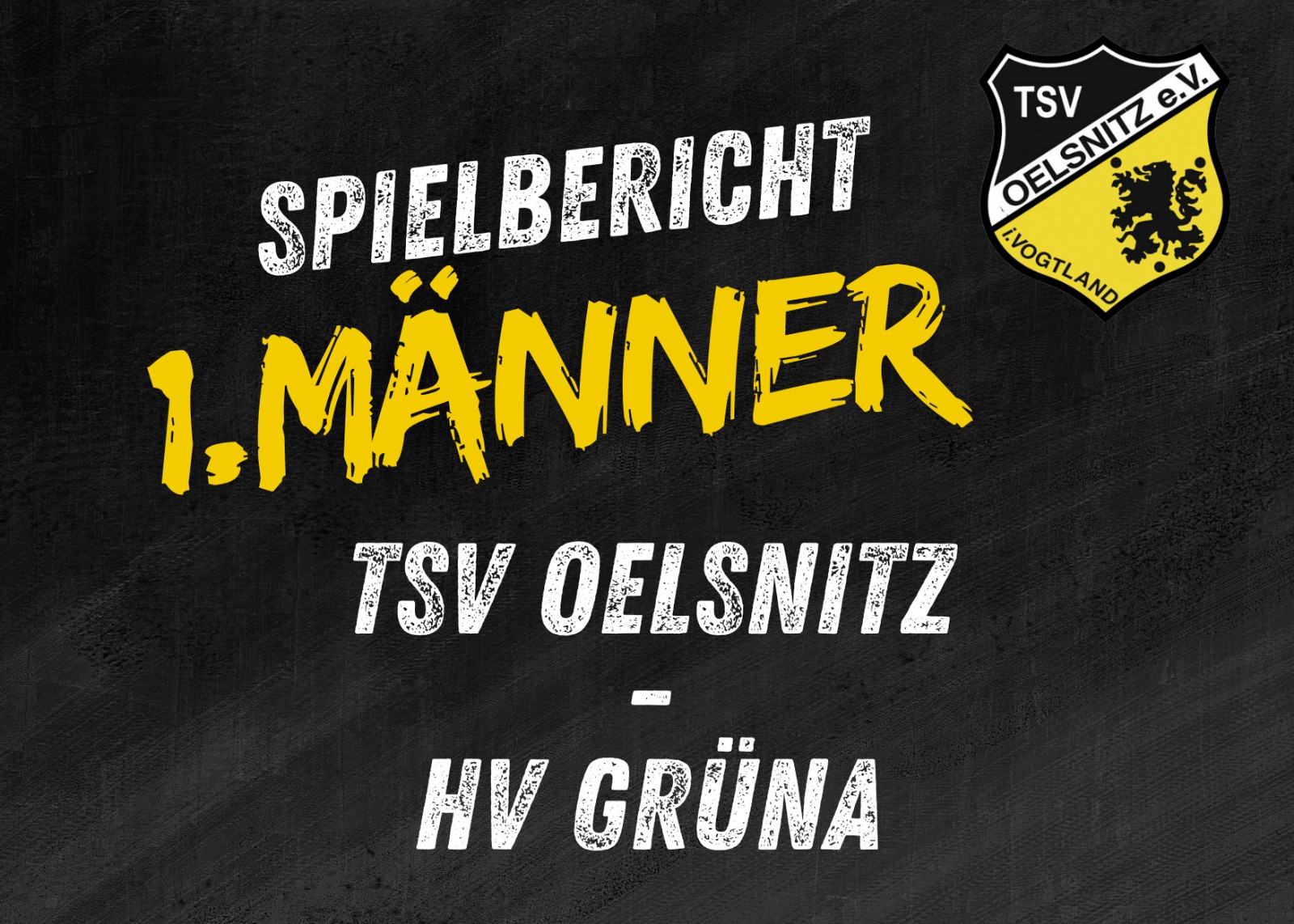 Regionsoberliga Chemnitz Männer:   TSV Oelsnitz – HV Grüna    25:28 (10:11)